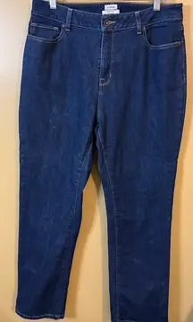 L.L. Bean Women's Flannel Lined Classic Fit Jeans Size 14