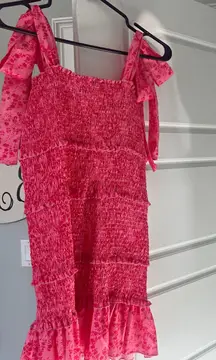 very cute  dress, hot pink ! size xs/s