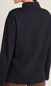 Anthropologie Stateside Shirt Women’s Small Long Sleeve Mock Neck Pocket