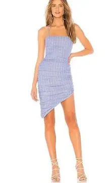 Majorelle Andi Midi Dress in Blue Stripe