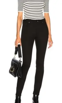 Acne Studios Bla Konst Women’s Black Climb Stay Black Denim Jeans Size 28