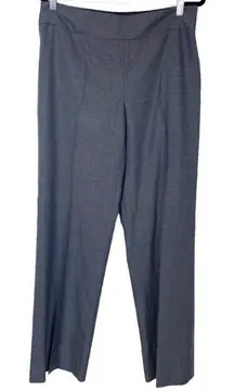 Armani Collezioni Woman's 8‎ Black Straight Leg High Rise Micro Polka Dot pants