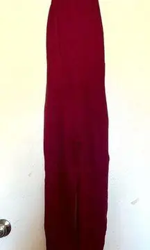 Free People fp movement side to side cropped burgundy/wine/purple one piece (onesie)