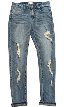 Altar'd State Jeans Womens 26 Ripped Slim Leg Denim‎ Stretch