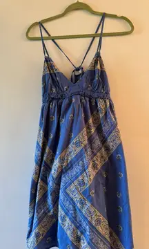 One Star Blue Bandana Dress