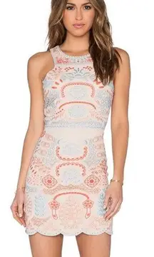 NWT J.O.A. los angeles embroidery sleeveless dress