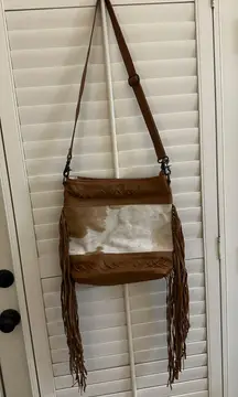 Cowhide Fringe Myra Bag