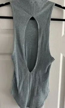 Prana Long Line Ribbed‎ Tank Medium Open Back Festival Hippie Boho