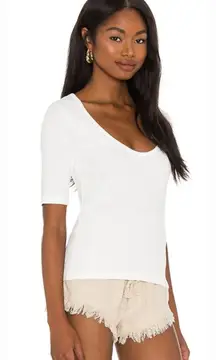 Tularosa Green The Zoe Top in Ivory XL