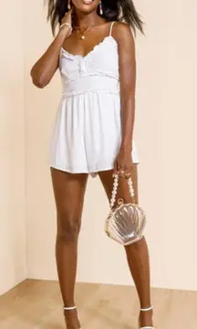 Francesca's White Romper