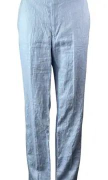 Lauren Ralph Lauren Women's Blue High Rise Straight Leg Trousers Pants Size 31