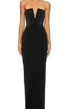 Revolve + Bronx and Banco Florentina Gown in Black