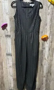 Emma & Michele Black and Silver Metallic Jumpsuit