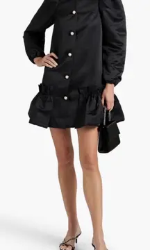 Sleeper Mystery Puff Mini Dress – Black, XS