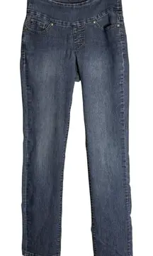 Jag Women's Pull On Jeans in Medium Acid Wash. Size 4.