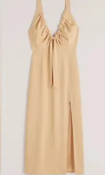 Abercrombie Fitch Cinch Neck Midi Dress in size XXL like new condition