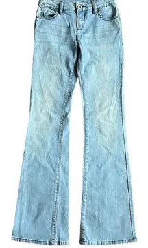 BCBGMax Tanya flare bottom jeans