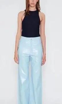 ROTATE Birger Christensen Rottie Pants in Sky Blue Size M