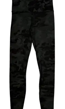 Lululemon Align Green Camo Camouflage High Waisted Athletic Leggings 2 Running