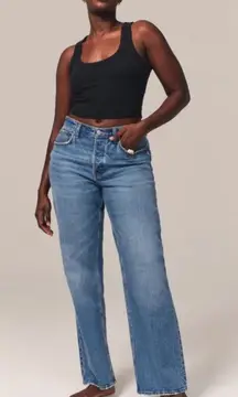 Abercrombie & Fitch 90s baggy low rise curve love jeans Size 26
