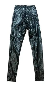 COMMANDO Faux Leather Leggings Size M Black High-Rise Perfect Control Pants