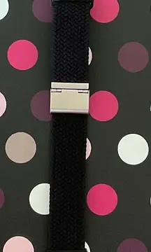 Apple Watch Black Braided Nylon Band