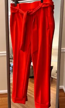 Women's Jules & Leopold Red Pants Size S Jules & Leopold Techno‎ Crepe Pants