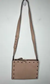 Express bolt studded leather bag