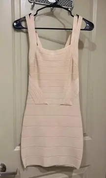 Bebe Bandage Dress Bodycon XS
