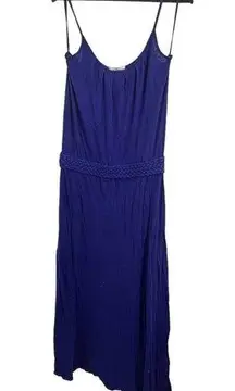 LAMade Blue Sleeveless Maxi Dress Small