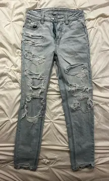 American Eagle Outfitters Light Blue Denim Shorts