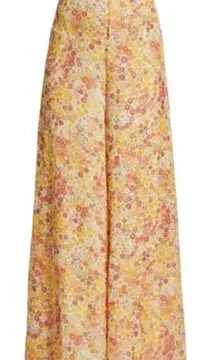 STAUD Vallea Floral Wide Leg Pants