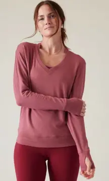 Athleta Sunrise V-Neck Sweatshirt‎