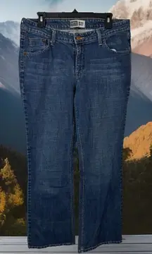 Retro Signature Levi Strauss Women Sz 14 Low Rise‎ Boot Cut Jean Western Cowboy