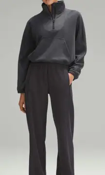 Lululemon Brushed Softstreme Ribbed Matching Set Black Top 6 Bottoms 4 NWOT