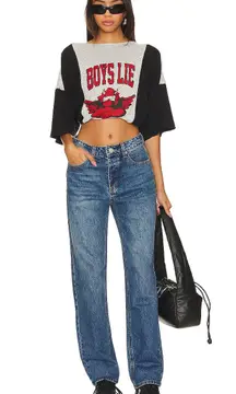 superdown Lanie Jeans in Blue Wash