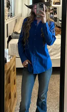 Royal Blue  Pearl Snap