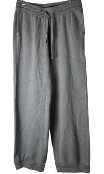 Zara Gray Wide-Leg with pockets Sweatpants Lounge Pants Size Large