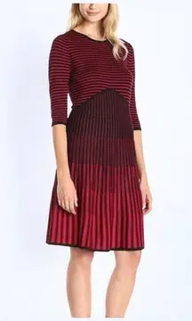 Gabby Skye Women's Three-Quarter Sleeve Sweater Dress - Size Large