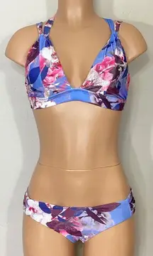 New. BECCA floral bikini set. S-bottom/D-cup top. MSRP $149