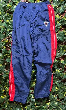 Vintage Reebok Tennessee Titans Blue Red Track Pants Size Large