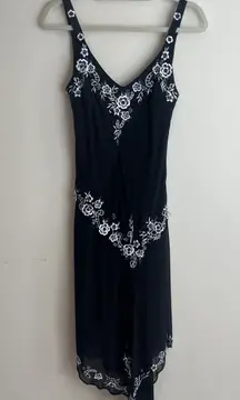 R & M Richard’s Women’s Vintage Boho Fairycore Handkerchief Dress Size 8