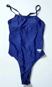 Blue One-Piece Swimsuit With Thin Straps‎ XXL NWOT