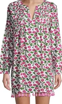 Roller Rabbit Dakini‎ Floral Ziva Tunic Swim Cover up Size Medium
