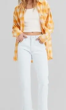 Levi’s Premium 501 Cropped 29‎ Right Turn Light Wash