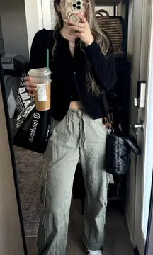 Abercrombie Green Cargo Pants