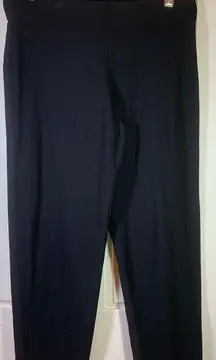 Eileen Fisher Pants Womens Large Black Minimal‎ Capsule Office Church Work Basic