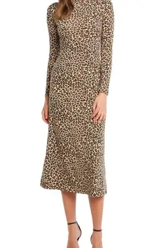Bardot Animal Print Maxi Dress Small