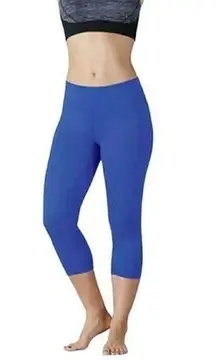 Marika Tek Performance Sanded Dry-Wik Fitted Crop Capri Athletic Leggings