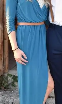 Long Teal Dress